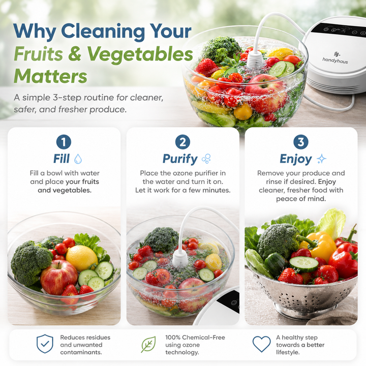 Why Cleaning Your Fruits & Vegetables Matters